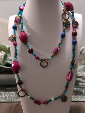 Premier Designs Boho Bead Necklace - New